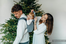 Load image into Gallery viewer, Onbuhimo PRO Carrier - PATA DE GALLO - PIXELS - 44% cotton, 32% silk, 24% bamboo viscose 
