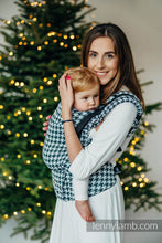 Load image into Gallery viewer, LennyUpGrade PRO Carrier - PATA DE GALLO - PIXELS - 44% cotton, 32% silk, 24% bamboo viscose 
