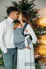 Load image into Gallery viewer, LennyUpGrade PRO Carrier - PATA DE GALLO - PIXELS - 44% cotton, 32% silk, 24% bamboo viscose 
