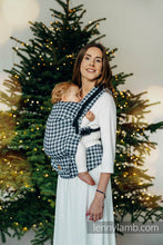 Load image into Gallery viewer, LennyUpGrade PRO Carrier - PATA DE GALLO - PIXELS - 44% cotton, 32% silk, 24% bamboo viscose 
