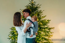 Load image into Gallery viewer, LennyUpGrade PRO Carrier - PATA DE GALLO - PIXELS - 44% cotton, 32% silk, 24% bamboo viscose 
