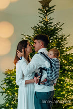 Load image into Gallery viewer, LennyUpGrade PRO Carrier - PATA DE GALLO - PIXELS - 44% cotton, 32% silk, 24% bamboo viscose 
