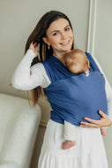 Trikåsjal Baby Sling - LAPIS LAZULI