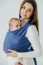 Load image into Gallery viewer, Stretchy wrap Baby Sling - LAPIS LAZULI
