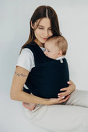 Trikåsjal Baby Sling - BLACK