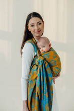 Ladda upp bild till gallerivisning, Lenny Lamb Woven Baby Wrap/Vävd sjal - RETRO'N'ROSES - ROSARIUM - 100% bomull
