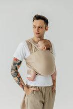 Load image into Gallery viewer, Stretchy wrap Baby Sling - Nude Beige

