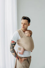 Load image into Gallery viewer, Stretchy wrap Baby Sling - Nude Beige
