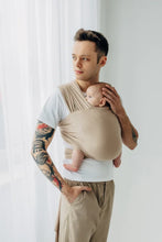 Load image into Gallery viewer, Stretchy wrap Baby Sling - Nude Beige
