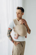 Trikåsjal Baby Sling - Nude Beige