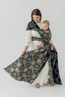 Lenny Lamb Woven Baby Wrap/Vävd sjal - QUEEN OF THE NIGHT - PAMINA - 65% bomull, 35% silke