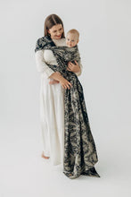 Load image into Gallery viewer, Lenny Lamb Woven Baby Wrap - QUEEN OF THE NIGHT - PAMINA - 65% cotton, 35% silk
