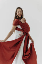Ladda upp bild till gallerivisning, Lenny Lamb Woven Baby Wrap/Vävd sjal - ROOIBOS - 100% bomull
