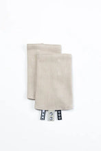 Load image into Gallery viewer, Drool Pads - TRACK - Outer fabric - 58% cotton, 42% bamboo viscose; Lining - 100% cotton
