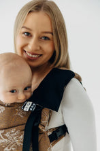 Laden Sie das Bild in den Galerie-Viewer, Drool Pads - LITTLE HERRINGBONE EBONY BLACK - 100% bomull
