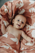 Laden Sie das Bild in den Galerie-Viewer, Bambufilt Maxi 155x200cm - BIRDY - CANDY FLOSS - 100% bambuviskos
