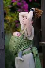 Load image into Gallery viewer, KOKADI Woven Baby Wrap - Rose Maribel - 55% micromodal, 45% Bamboo viscose

