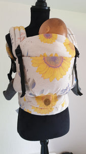 LennyLight Carrier set - SUNFLOWERS - 100% bomull