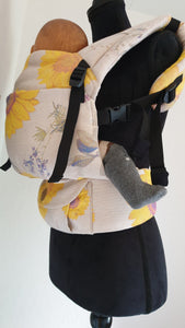 LennyLight Carrier set - SUNFLOWERS - 100% bomull