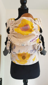 LennyLight Carrier set - SUNFLOWERS - 100% bomull