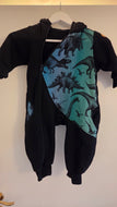 Bear Rompers - BLACK & JURASSIC - Begagnad