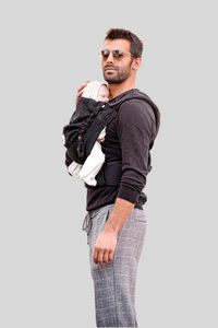Flip Baby Carrier - Safari Black Beauty - 50% ekologisk bomull, 50% bambu viskos