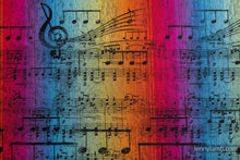 Ladda upp bild till gallerivisning, Ringsjal - SYMPHONY - RAINBOW DARK - 100% bomull
