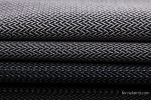 Onbuhimo PRO Carrier - LITTLE HERRINGBONE OMBRE GREY - 100% Baumwolle