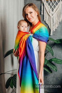 Lenny Lamb Ringsjal - RAINBOW BABY - 100% bomull