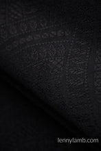 Laden Sie das Bild in den Galerie-Viewer, Onbuhimo PRO Carrier - PEACOCK&#39;S TAIL - PITCH BLACK- 51% Baumwolle, 49% Merinowolle
