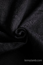 Ladda upp bild till gallerivisning, Lenny Buckle Onbuhimo PRO Carrier - PEACOCK'S TAIL - PITCH BLACK - 59% bomull, 41% merinoull- Preschool
