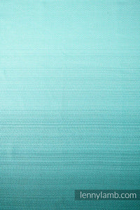 LennyTwin Carrier - LITTLE HERRINGBONE OMBRE GREEN - 100% bomull