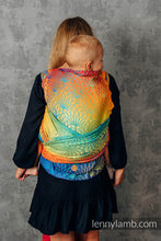 Load image into Gallery viewer, LennyHybrid Half Buckle Carrier - RAINBOW LOTUS - 100% Cotton - Preschool
