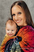 Load image into Gallery viewer, Ring Sling - SYMPHONY - RAINBOW DARK - 100% cotton
