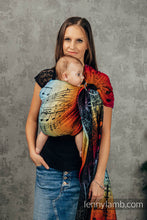 Load image into Gallery viewer, Ring Sling - SYMPHONY - RAINBOW DARK - 100% cotton
