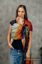 Ladda upp bild till gallerivisning, Ringsjal - SYMPHONY - RAINBOW DARK - 100% bomull

