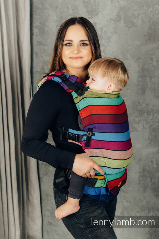 LennyUpGrade Carrier - CAROUSEL OF COLORS - 100% cotton
