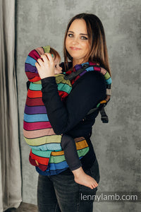 LennyUpGrade Carrier - CAROUSEL OF COLORS - 100% cotton