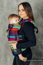 Load image into Gallery viewer, LennyUpGrade Carrier - CAROUSEL OF COLORS - 100% cotton
