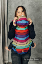 Load image into Gallery viewer, LennyUpGrade Carrier - CAROUSEL OF COLORS - 100% cotton
