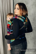 Load image into Gallery viewer, LennyUpGrade Carrier - CAROUSEL OF COLORS - 100% cotton
