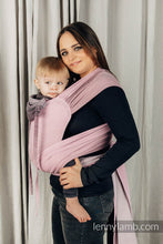 Load image into Gallery viewer, Wrap-Tai Carrier - LITTLE HERRINGBONE OMBRE PINK - 100% cotton
