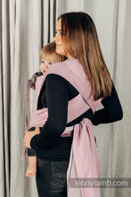 Load image into Gallery viewer, Wrap-Tai Carrier - LITTLE HERRINGBONE OMBRE PINK - 100% cotton
