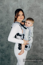 Ladda upp bild till gallerivisning, LennyUpGrade Mesh Carrier - LITTLE HERRINGBONE GREY - 75% Bomull, 25% polyester
