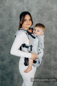 LennyUpGrade Mesh Carrier - LITTLE HERRINGBONE GREY - 75% Bomull, 25% polyester