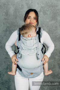 LennyUpGrade Mesh Carrier - LITTLE HERRINGBONE GREY - 75% Bomull, 25% polyester