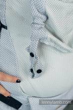 Ladda upp bild till gallerivisning, LennyUpGrade Mesh Carrier - LITTLE HERRINGBONE GREY - 75% Bomull, 25% polyester
