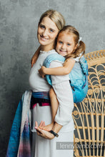Ladda upp bild till gallerivisning, LennyHybrid Half Buckle Carrier - SYMPHONY BLAZE - 100% bomull - PreSchool

