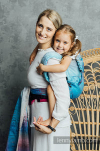 LennyHybrid Half Buckle Carrier - SYMPHONY BLAZE - 100% bomull - PreSchool