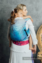 Ladda upp bild till gallerivisning, LennyHybrid Half Buckle Carrier - SYMPHONY BLAZE - 100% bomull - PreSchool
